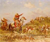 Washington, Georges - Arab Warriors on Horseback